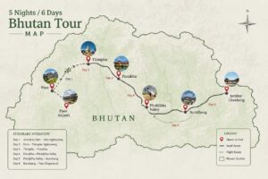 Paro Festival Tour Map